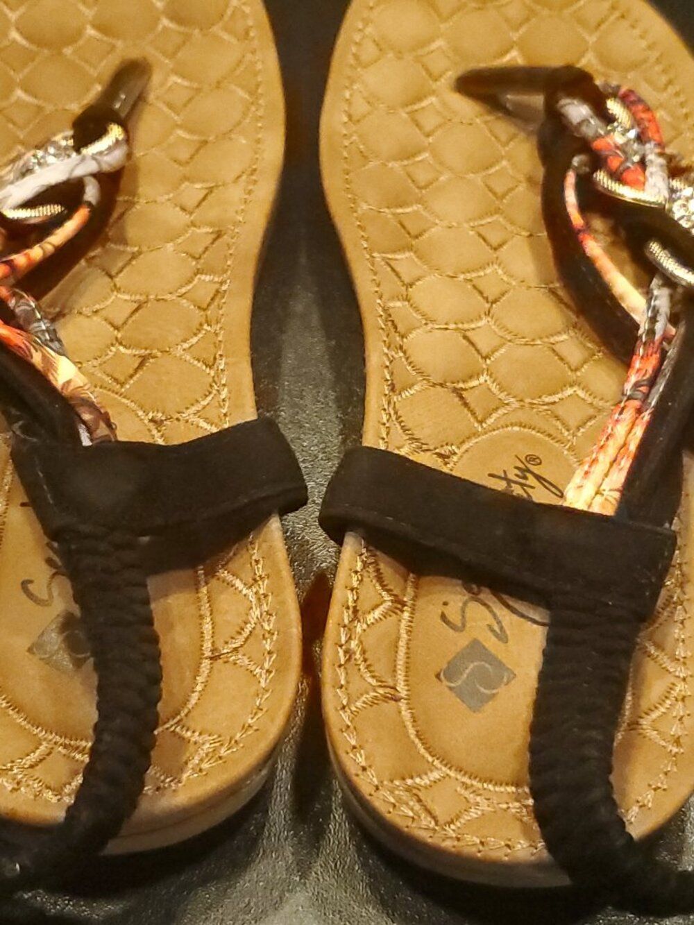 Secret Celebrity Women's Thong Sandals Size 8